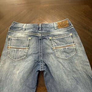 Ariat M4 Men's Relaxed Light Blue Washed Denim Jeans